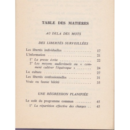 Le piège, comment lire le programme commun, Jean-Pierre Soisson, Bernard Stasi, Olivier Stirn, 1973 - critique socialistes