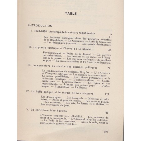 La caricature et la Presse sous la IIIe République, Jacques Lethève, 1961 - satire politique, illustrateurs, médias