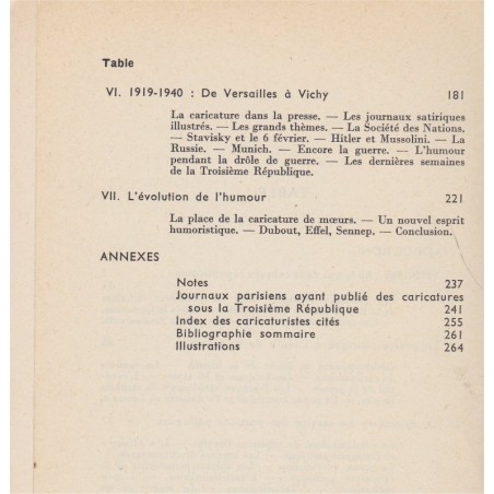 La caricature et la Presse sous la IIIe République, Jacques Lethève, 1961 - satire politique, illustrateurs, médias