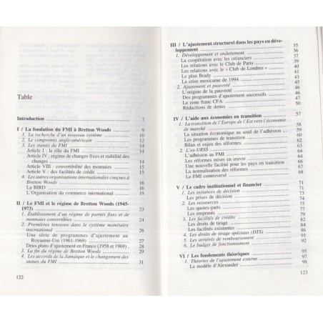 Le FMI, Patrick Lenain, 1996 - Fonds monétaire international, économie, mondialisation