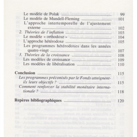 Le FMI, Patrick Lenain, 1996 - Fonds monétaire international, économie, mondialisation