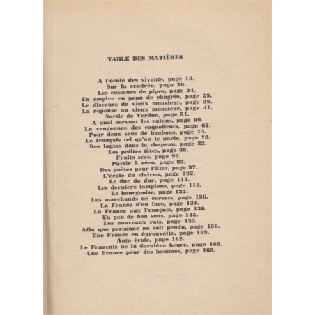 Diagnostic de la France, Jean Grandmougin, 1959 - Radio-Luxembourg, pamphlet, sociologie Français