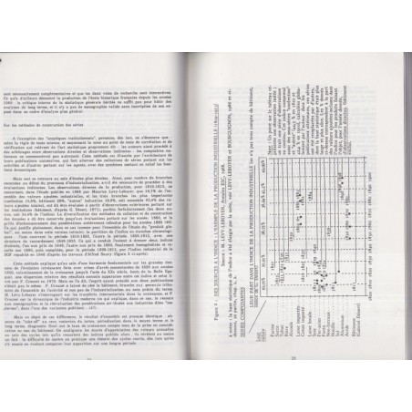 L'économie nationale aux XIXe et XXe siècle, annuaire statistique de l'économie T1, Emmanuel Chadeau, 1988 - économie française