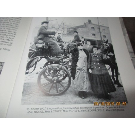 Paris naguère, transports publics,  Georges Renoy 1978 -  transports, diligence, voiture à cheval, tramway, chemin de fer, Paris