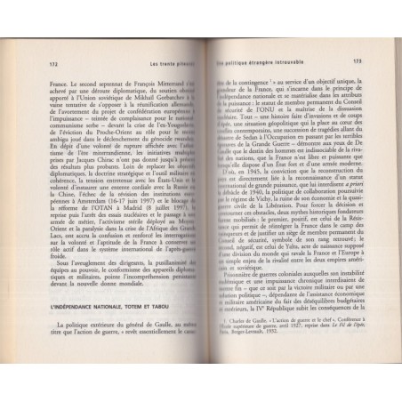 Les trente piteuses, Nicolas Baverez, 1997 - économie française