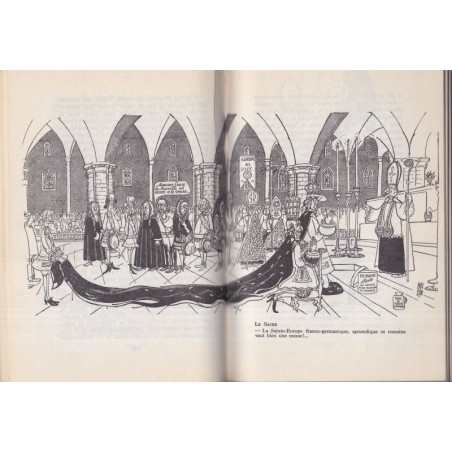 Le Roi, chronique de la Cour, dessins de Moisan, André Ribaud, 1962 - dessinateurs, pamphlet politique, De Gaulle