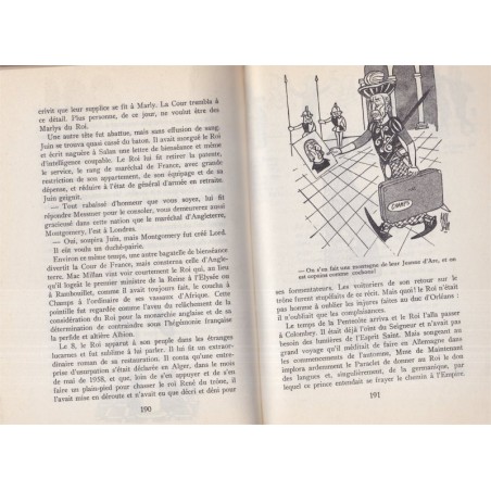Le Roi, chronique de la Cour, dessins de Moisan, André Ribaud, 1962 - dessinateurs, pamphlet politique, De Gaulle