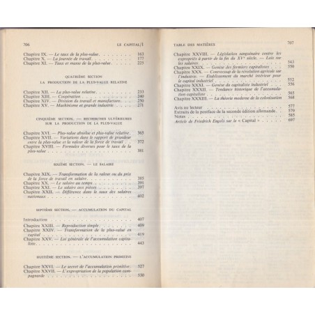 Le Capital, livre 1, Karl Marx, 1976 - marxisme, communisme, politique