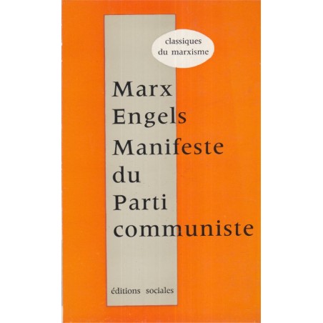 Manifeste du Parti Communiste, Karl Marx, Friedrich Engels, 1976 - communisme, politique