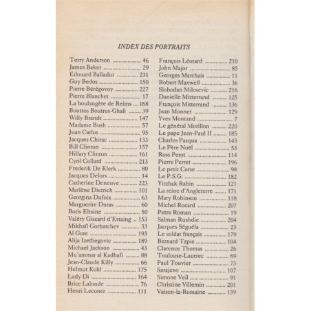 Les uns et les autres, Christine Ockrent,1994 - biographies hommes politiques, radio France Inter