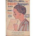 Recueil de douze monologues gais pour jeunes filles n°31, Saint-Gilles, 1920 - récitations Jeunesse