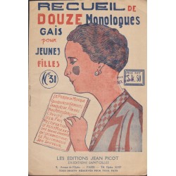 Recueil de douze monologues...