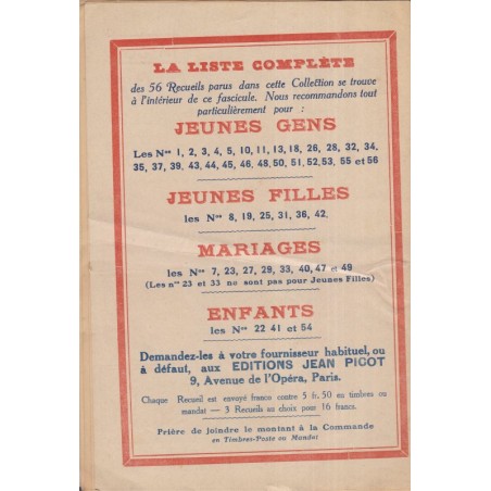 Recueil de douze monologues gais pour jeunes filles n°31, Saint-Gilles, 1920 - récitations Jeunesse