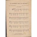 20 chansons pour les enfants, André Gedalge, 1930 - partitions de musique, comptines
