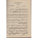 Coppélia, ballet de Nuitter & Saint-Léon, musique de Léo Delibes - partition réduite pour piano