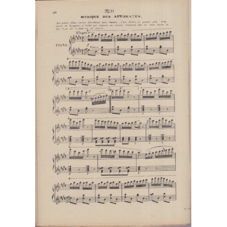 Coppélia, ballet de Nuitter & Saint-Léon, musique de Léo Delibes - partition réduite pour piano