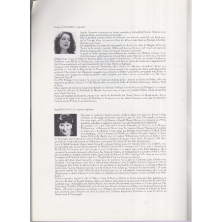 Les fêtes d'Hébé, Jean-Philippe Rameau, opéra-ballet, programme spectacle mars 1997, Strasbourg - théâtre, musique