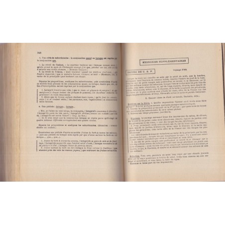 Le livre du Maître pour la grammaire nouvelle et le français au certificat d'études, Souché, 1953 - manuels de français