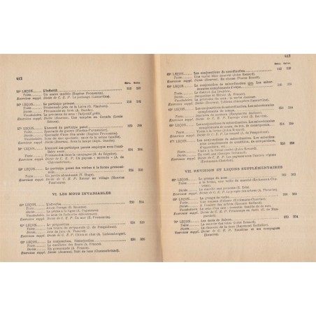Le livre du Maître pour la grammaire nouvelle et le français au certificat d'études, Souché, 1953 - manuels de français