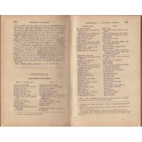 Grammaire et compléments, Guérard, 1898, cours de langue française - manuel de français