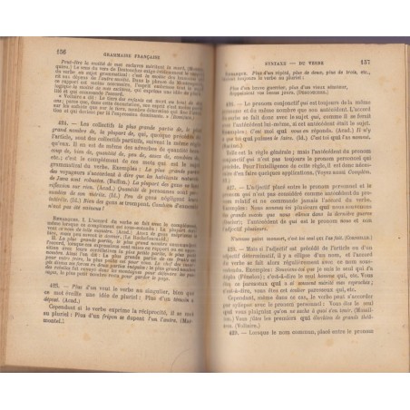 Grammaire et compléments, Guérard, 1898, cours de langue française - manuel de français
